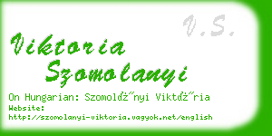 viktoria szomolanyi business card